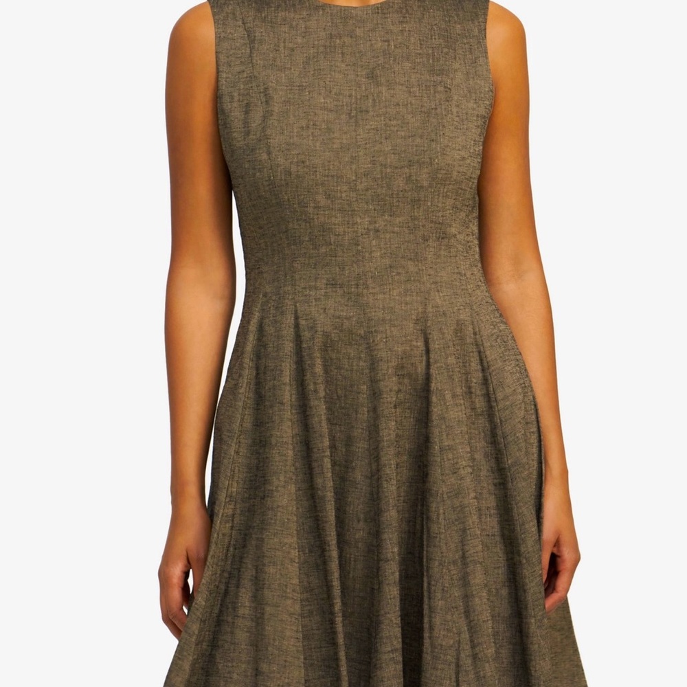 Theory Crushed Linen Dress